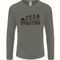 Fireman Evolution Mens Long Sleeve T-Shirt Charcoal