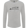 Fireman Evolution Mens Long Sleeve T-Shirt Sports Grey