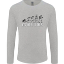 Fireman Evolution Mens Long Sleeve T-Shirt Sports Grey