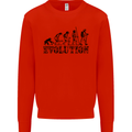 Fireman Evolution Mens Sweatshirt Jumper Bright Red