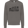 Fireman Evolution Mens Sweatshirt Jumper Charcoal