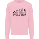 Fireman Evolution Mens Sweatshirt Jumper Light Pink