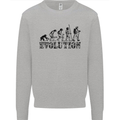 Fireman Evolution Mens Sweatshirt Jumper Sports Grey