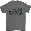 Fireman Evolution Mens T-Shirt Cotton Gildan Charcoal