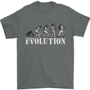 Fireman Evolution Mens T-Shirt Cotton Gildan Charcoal