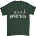 Fireman Evolution Mens T-Shirt Cotton Gildan Forest Green