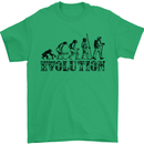 Fireman Evolution Mens T-Shirt Cotton Gildan Irish Green