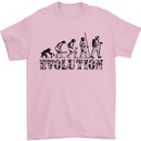 Fireman Evolution Mens T-Shirt Cotton Gildan Light Pink