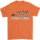 Fireman Evolution Mens T-Shirt Cotton Gildan Orange