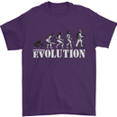 Fireman Evolution Mens T-Shirt Cotton Gildan Purple