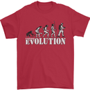 Fireman Evolution Mens T-Shirt Cotton Gildan Red