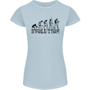 Fireman Evolution Womens Petite Cut T-Shirt Light Blue