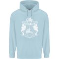 First Bike Funny Biker Motorbike Motorcyle Childrens Kids Hoodie Light Blue