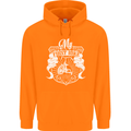 First Bike Funny Biker Motorbike Motorcyle Childrens Kids Hoodie Orange