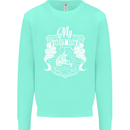 First Bike Funny Biker Motorbike Motorcyle Kids Sweatshirt Jumper Peppermint