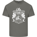 First Bike Funny Biker Motorbike Motorcyle Kids T-Shirt Childrens Charcoal