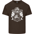 First Bike Funny Biker Motorbike Motorcyle Kids T-Shirt Childrens Chocolate