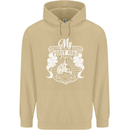 First Bike Funny Biker Motorbike Motorcyle Mens 80% Cotton Hoodie Sand