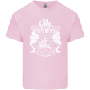 First Bike Funny Biker Motorbike Motorcyle Mens Cotton T-Shirt Tee Top Light Pink