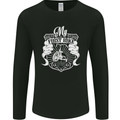 First Bike Funny Biker Motorbike Motorcyle Mens Long Sleeve T-Shirt Black
