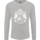 First Bike Funny Biker Motorbike Motorcyle Mens Long Sleeve T-Shirt Sports Grey