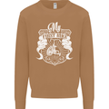 First Bike Funny Biker Motorbike Motorcyle Mens Sweatshirt Jumper Caramel Latte
