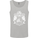 First Bike Funny Biker Motorbike Motorcyle Mens Vest Tank Top Sports Grey