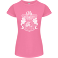 First Bike Funny Biker Motorbike Motorcyle Womens Petite Cut T-Shirt Azalea