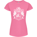 First Bike Funny Biker Motorbike Motorcyle Womens Petite Cut T-Shirt Azalea