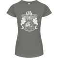 First Bike Funny Biker Motorbike Motorcyle Womens Petite Cut T-Shirt Charcoal