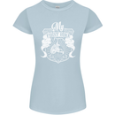 First Bike Funny Biker Motorbike Motorcyle Womens Petite Cut T-Shirt Light Blue