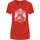 First Bike Funny Biker Motorbike Motorcyle Womens Wider Cut T-Shirt Red
