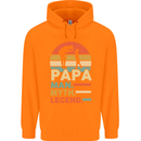 First Fathers Day Together Funny Baby Beer Mens 80% Cotton Hoodie Orange