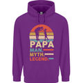 First Fathers Day Together Funny Baby Beer Mens 80% Cotton Hoodie Purple