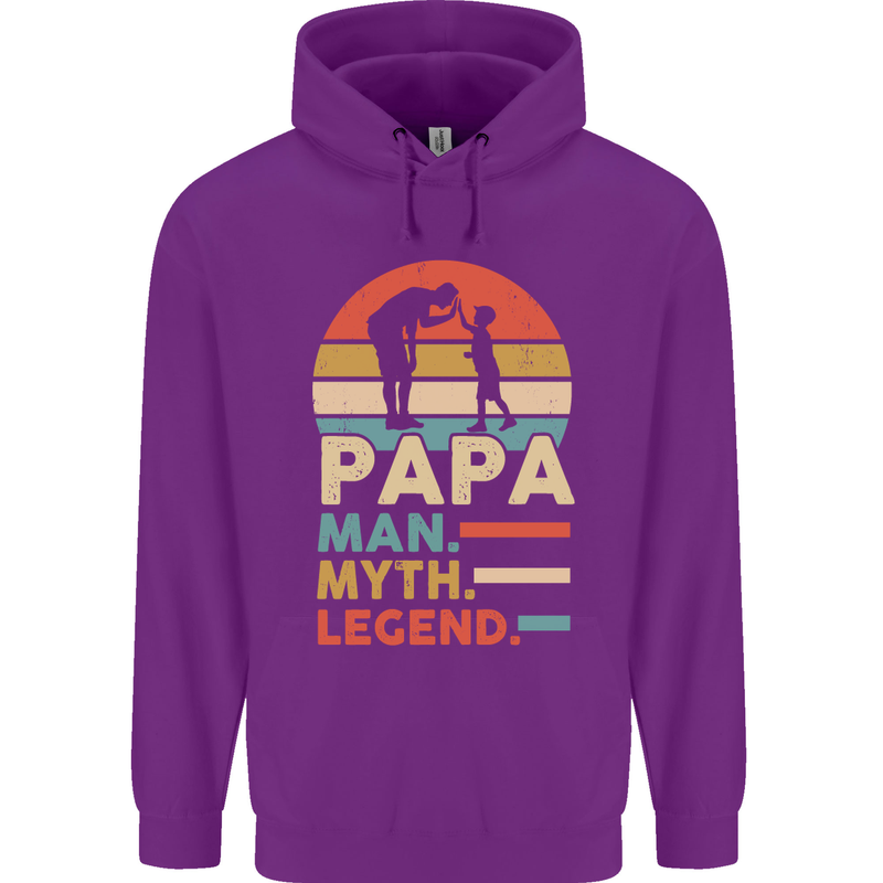 First Fathers Day Together Funny Baby Beer Mens 80% Cotton Hoodie Purple