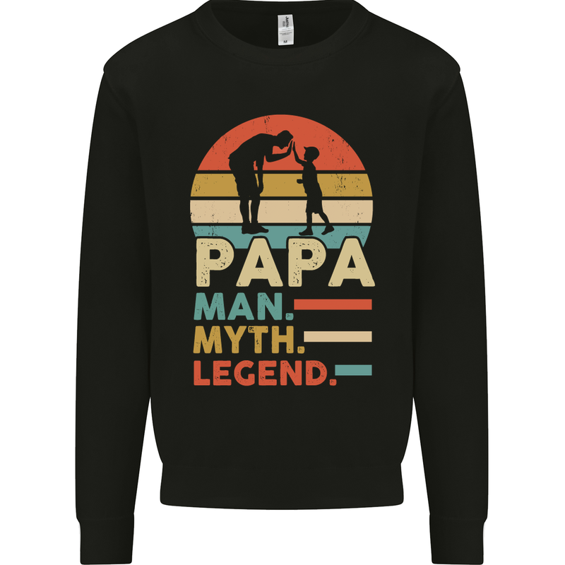 First Fathers Day Together Funny Baby Beer Mens Sweatshirt Jumper Black