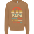 First Fathers Day Together Funny Baby Beer Mens Sweatshirt Jumper Caramel Latte