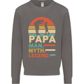 First Fathers Day Together Funny Baby Beer Mens Sweatshirt Jumper Charcoal