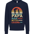 First Fathers Day Together Funny Baby Beer Mens Sweatshirt Jumper Navy Blue