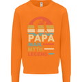 First Fathers Day Together Funny Baby Beer Mens Sweatshirt Jumper Orange