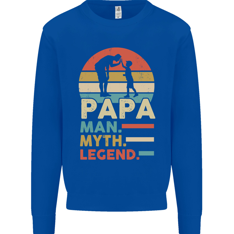 First Fathers Day Together Funny Baby Beer Mens Sweatshirt Jumper Royal Blue