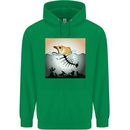 Fish Pollution Climate Change Environment Childrens Kids Hoodie Irish Green