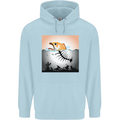Fish Pollution Climate Change Environment Childrens Kids Hoodie Light Blue