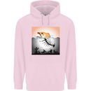Fish Pollution Climate Change Environment Childrens Kids Hoodie Light Pink