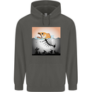 Fish Pollution Climate Change Environment Childrens Kids Hoodie Storm Grey