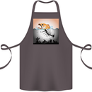 Fish Pollution Climate Change Environment Cotton Apron 100% Organic Dark Grey