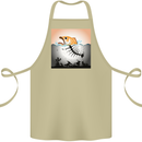 Fish Pollution Climate Change Environment Cotton Apron 100% Organic Khaki