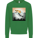 Fish Pollution Climate Change Environment Kids Sweatshirt Jumper Irish Green