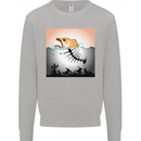 Fish Pollution Climate Change Environment Kids Sweatshirt Jumper Sports Grey