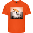Fish Pollution Climate Change Environment Kids T-Shirt Childrens Orange